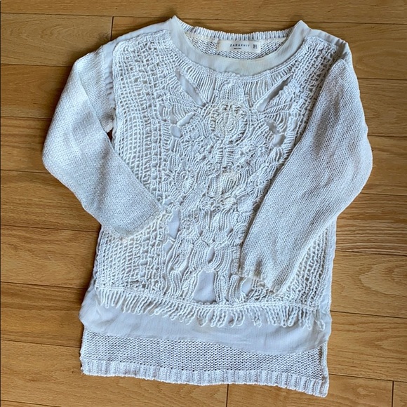 Delicate knit Zara  sweater - Picture 1 of 4